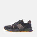 Volzak 3038 Nubuck sneaker Black Gray