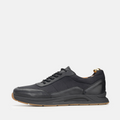Volzak 3039 Black Leather Sneakers