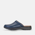 Volzak 015 Blue leather medical clog