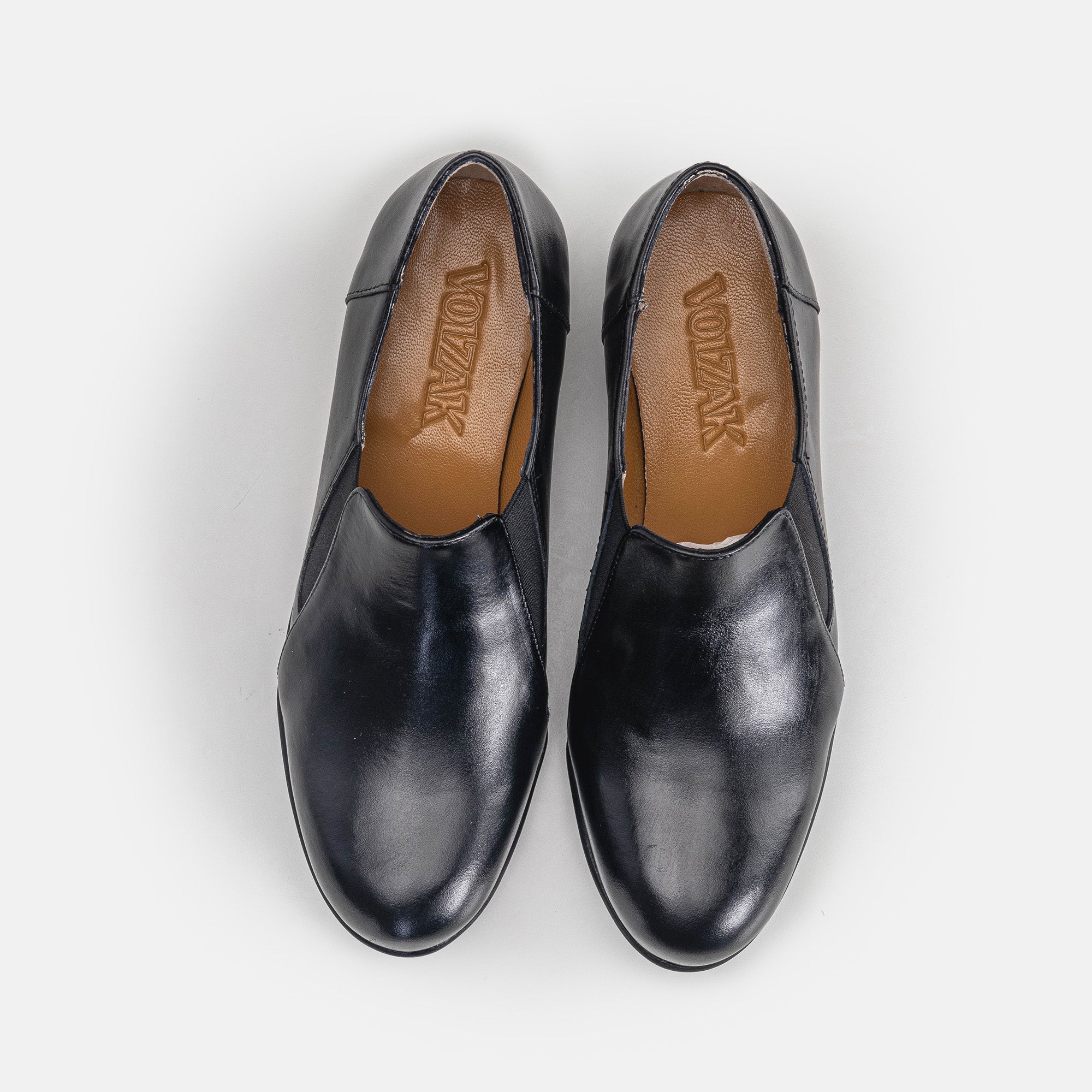 Volzak 2810 Black Leather Shoe