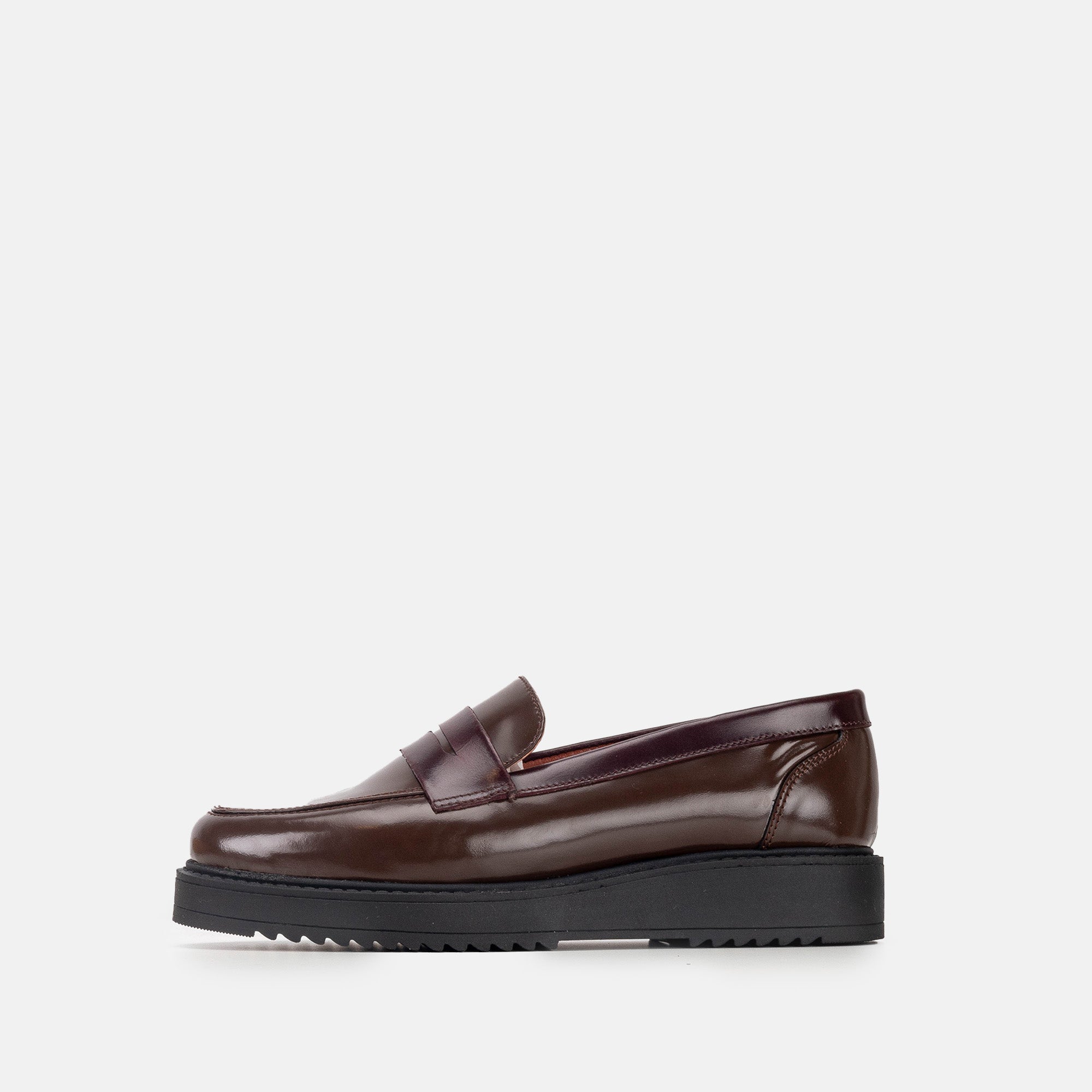 Volzak 0727 Chaussure en cuir Marron Vernis