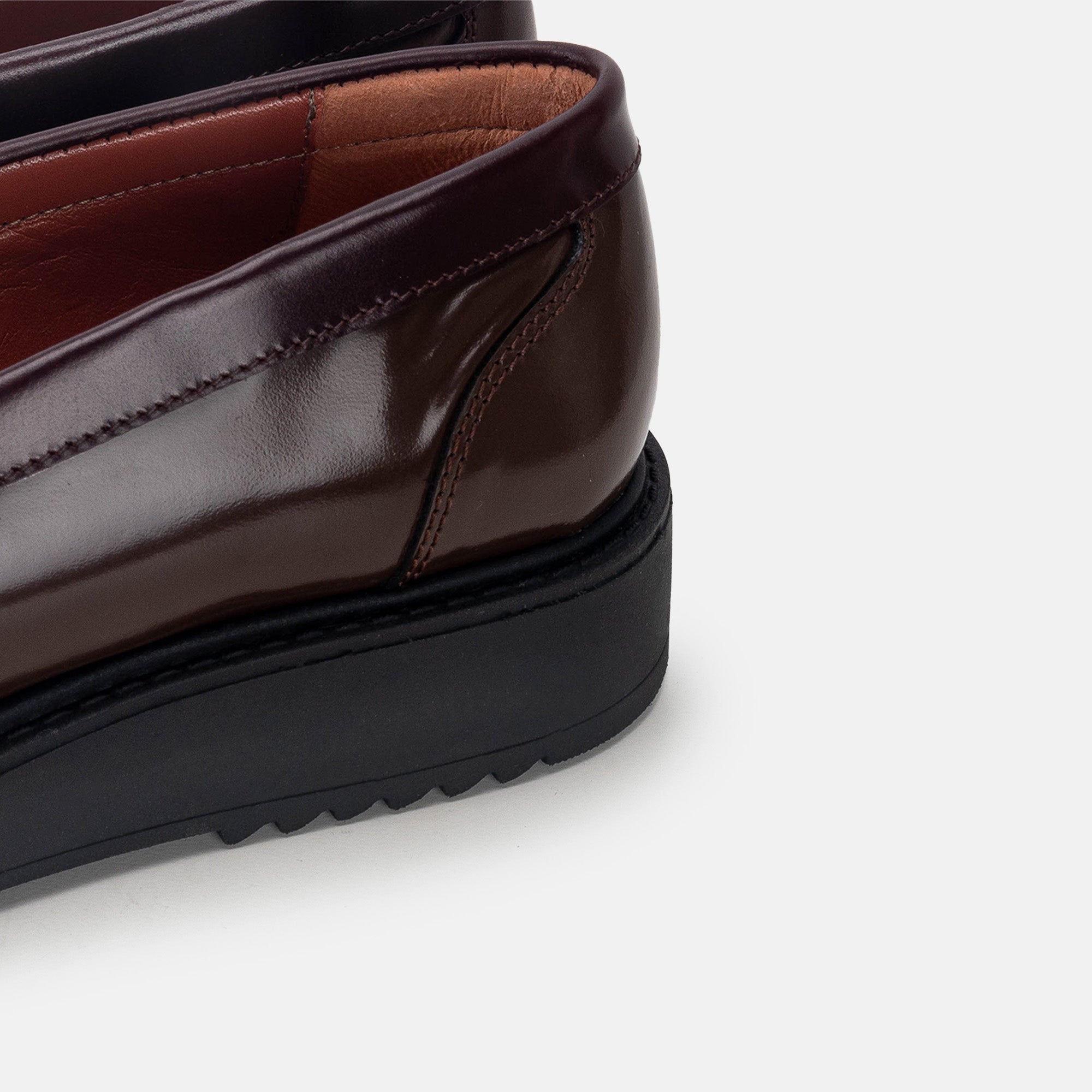 Volzak 0727 Chaussure en cuir Marron Vernis