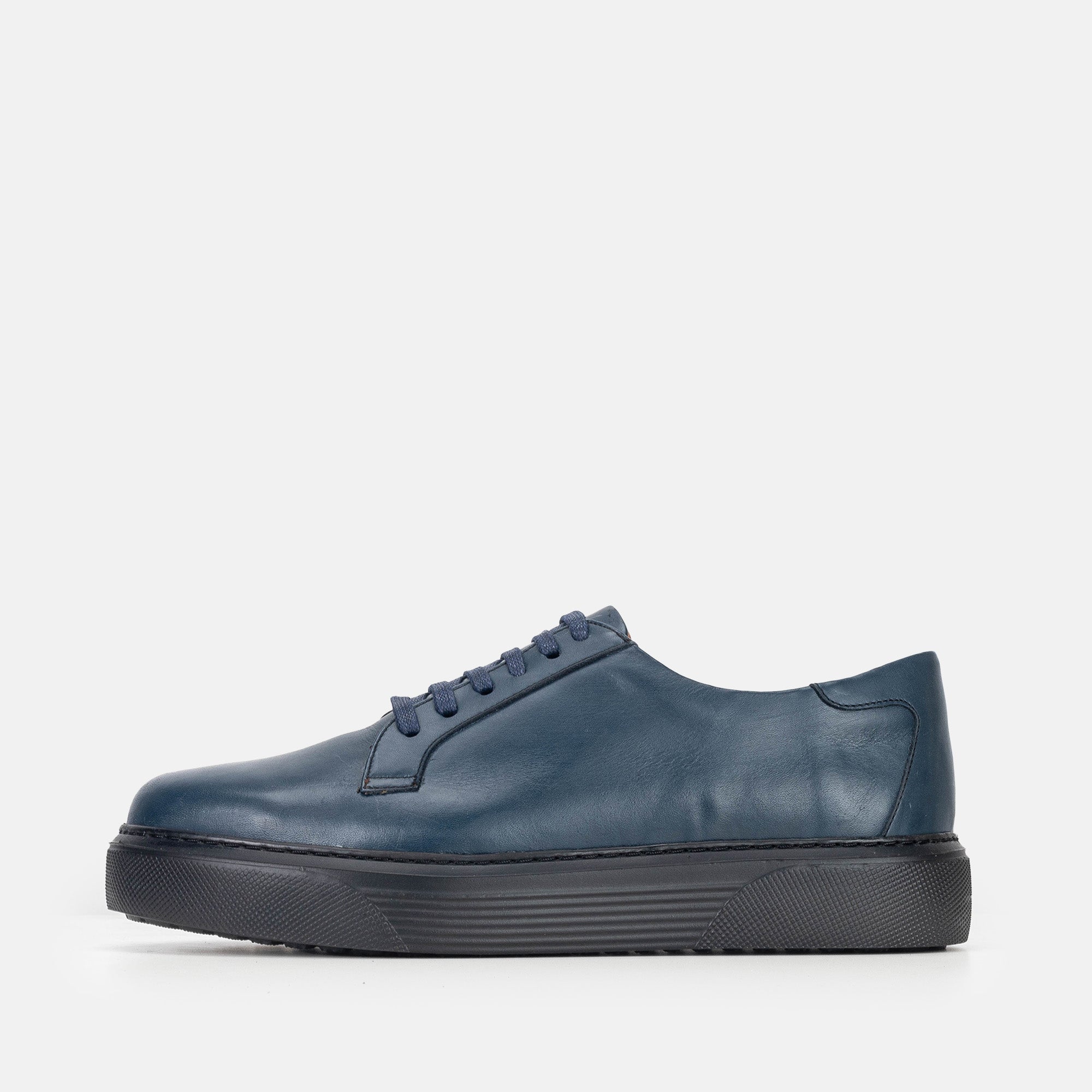 Volzak 5301 basket en cuir Bleu