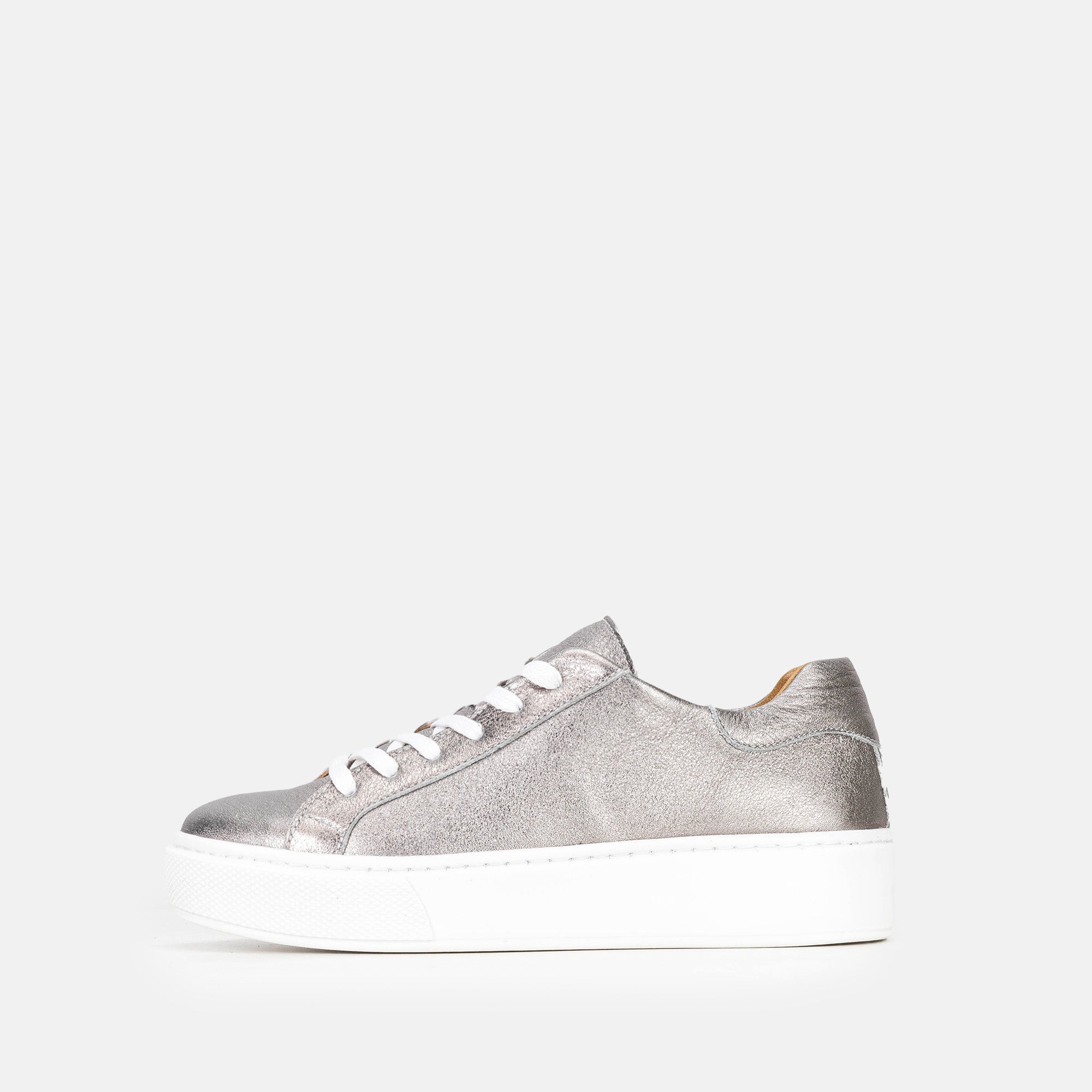 Volzak 2526 Basket en cuir Platinium