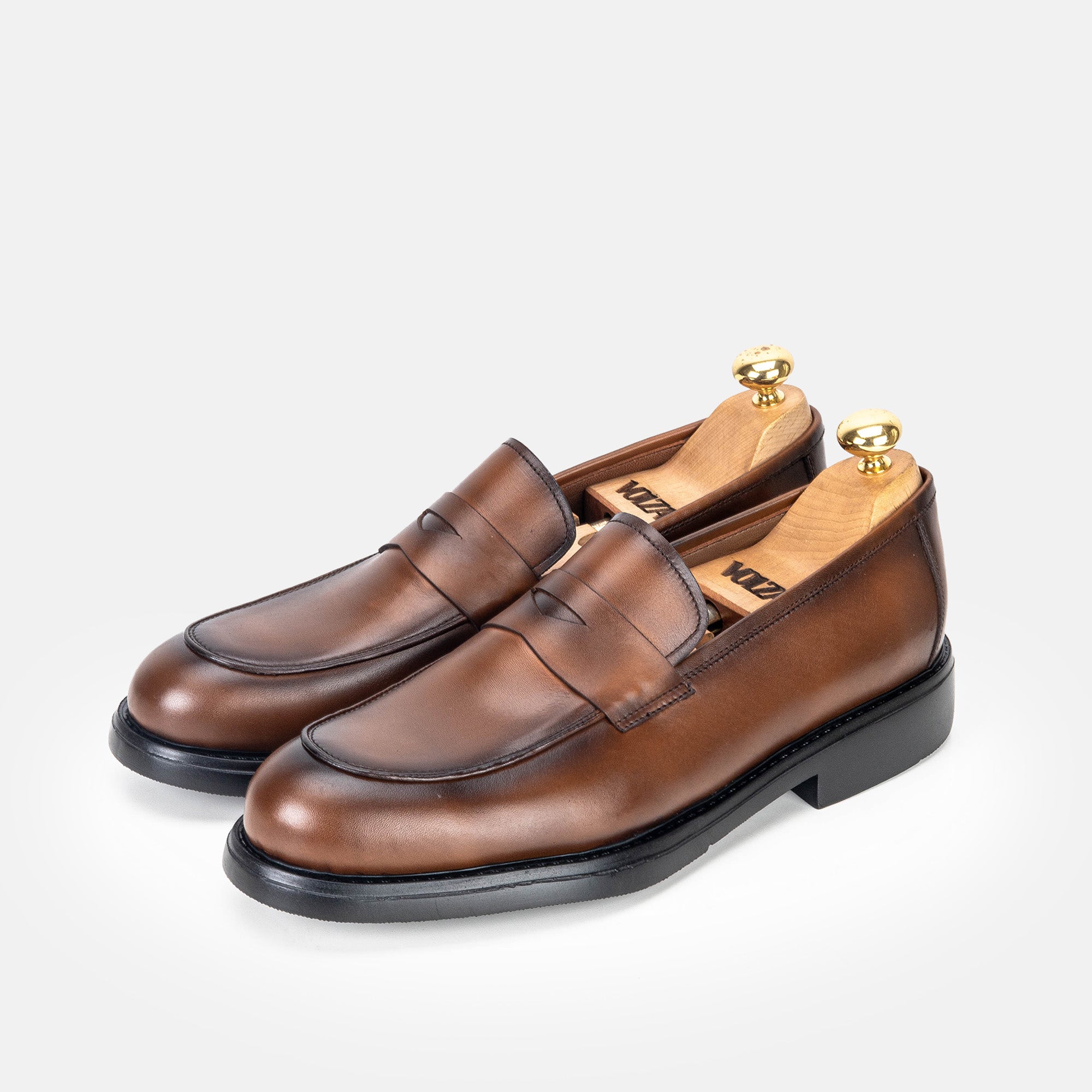 Volzak 5321 Vintage Brown Leather Shoe