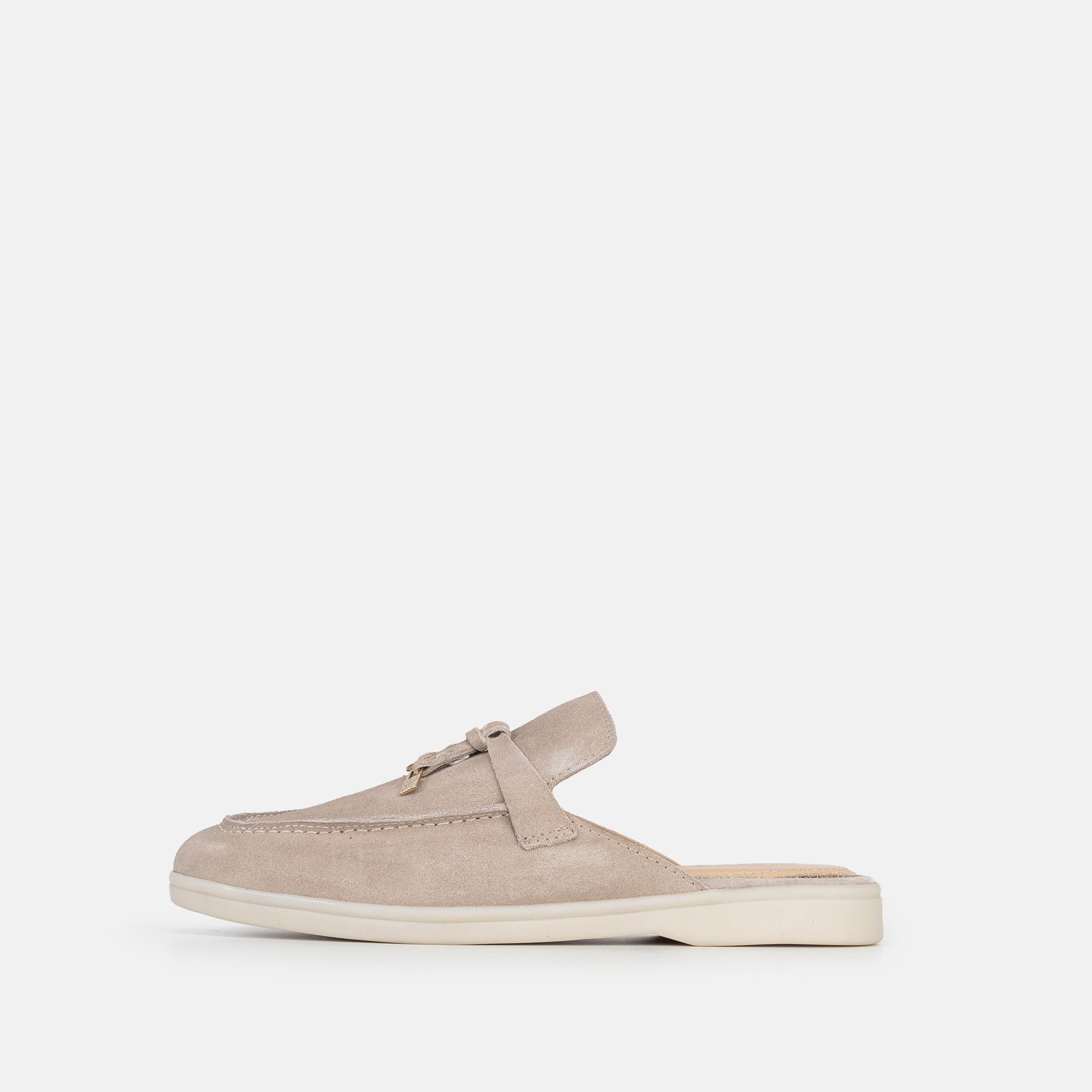 Volzak 0777 Mule en daim Beige