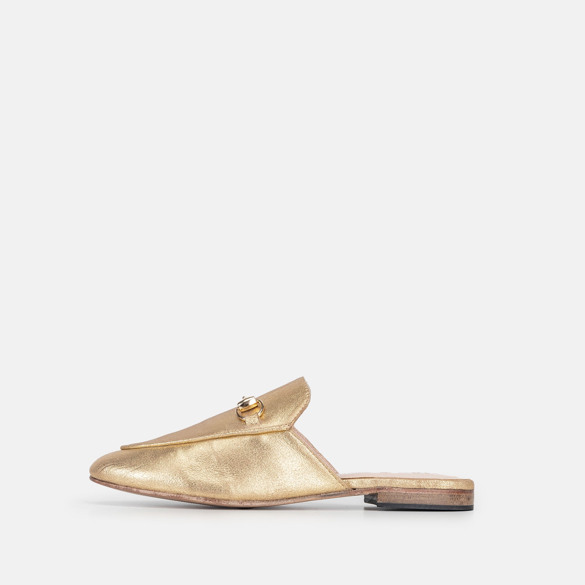 Volzak 3060 Mule en cuir Doré