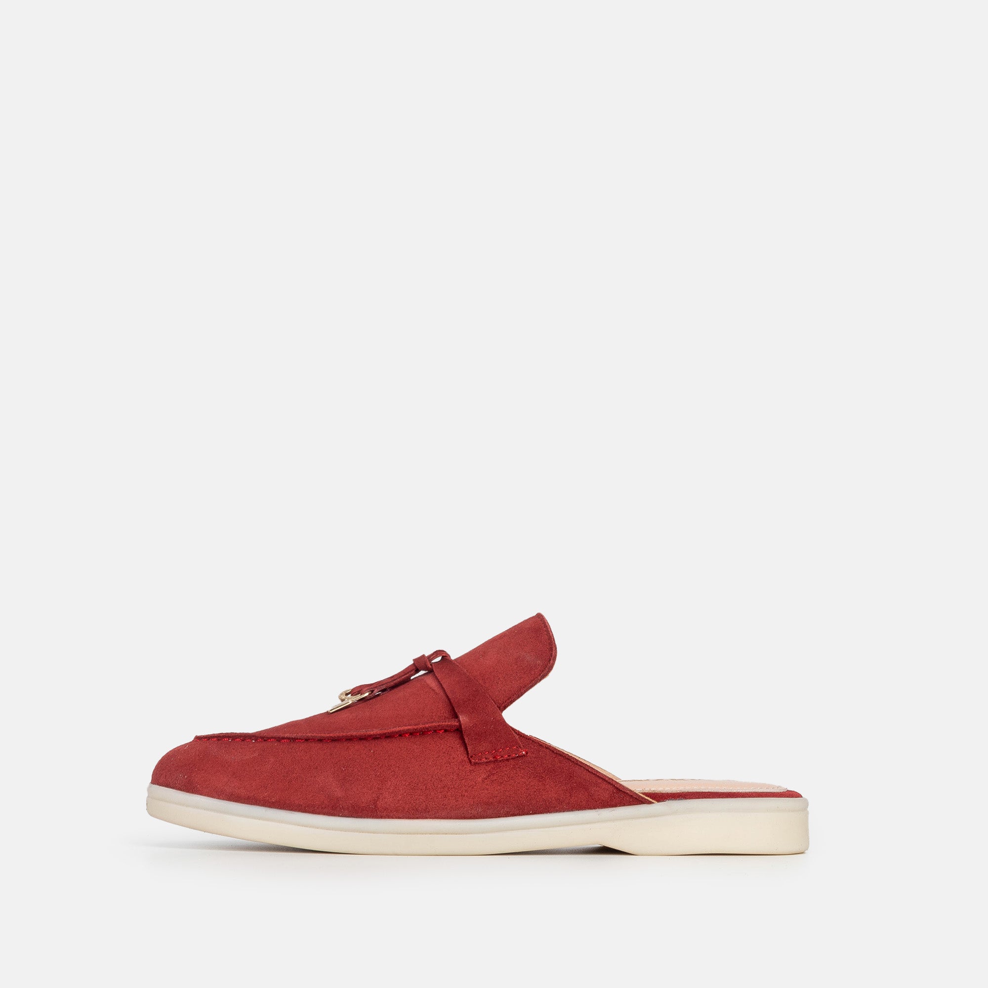Volzak 0777 Mule en daim Bordeaux