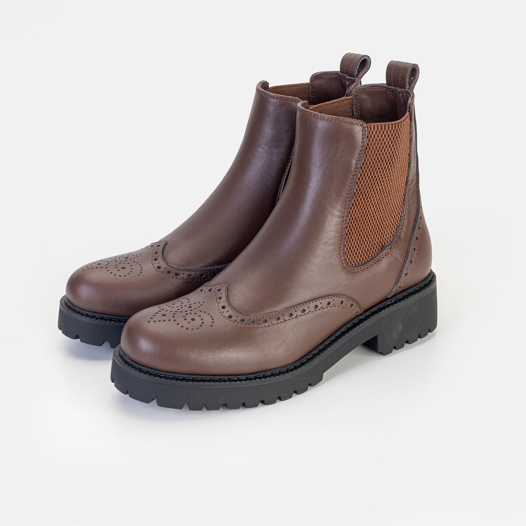 Volzak 050 Brown Leather Ankle Boot