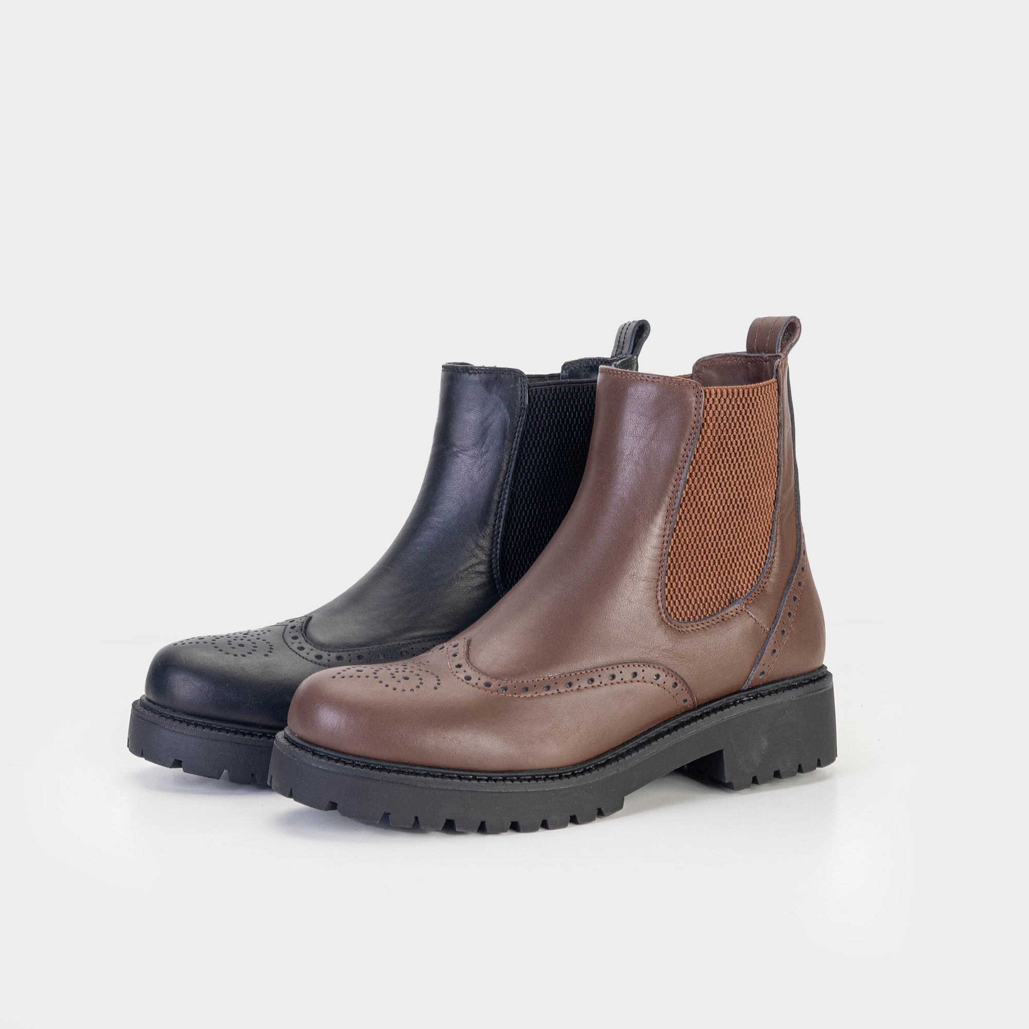 Volzak 050 Brown Leather Ankle Boot
