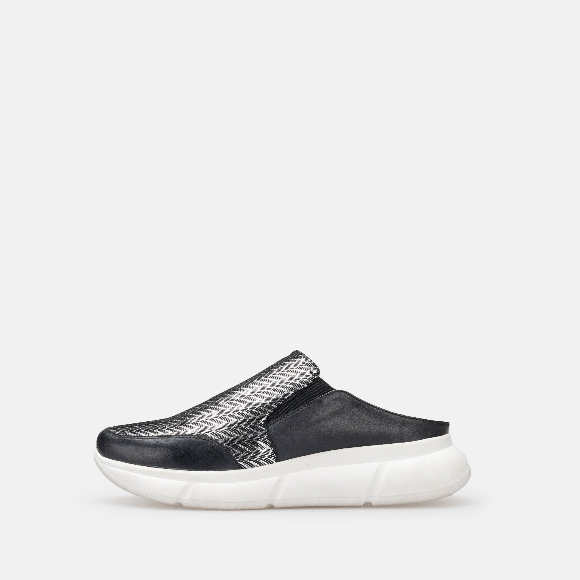 Volzak 190 Mule en cuir Noir