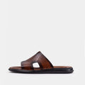 Volzak 5131 Sandale en cuir démasquable Marron