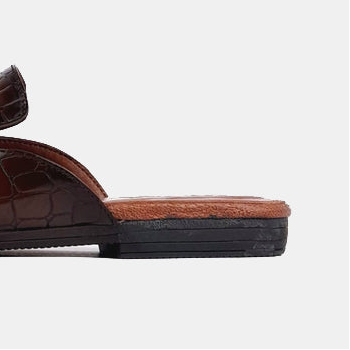 Volzak 5035 Vintage Brown Leather Mule