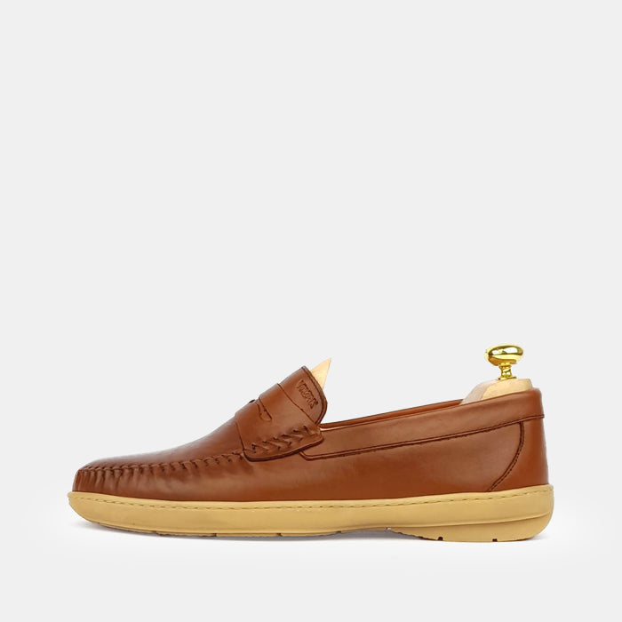 Volzak 07 Mocassin en cuir Camel