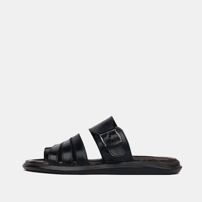 Volzak 5135 Sandale en cuir Noir