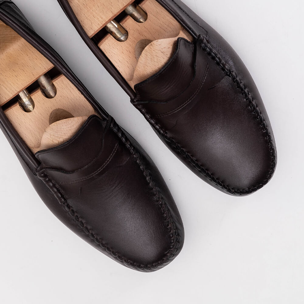 Volzak 5139 Brown Leather Moccasin