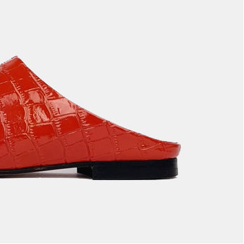 Volzak 06 Indian Rose Leather Mule