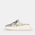 Volzak 02 Mule en cuir Beige & Noir