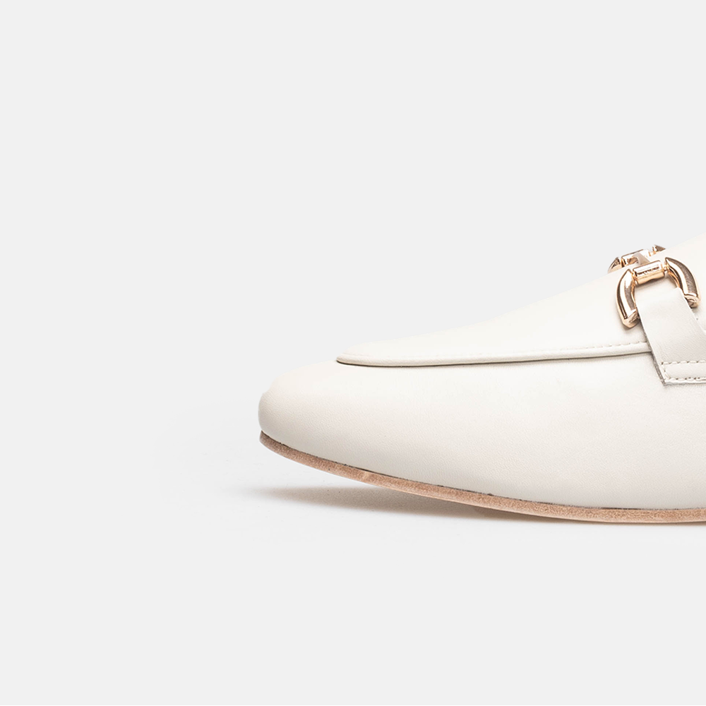 Volzak 3040 Mule en cuir Beige