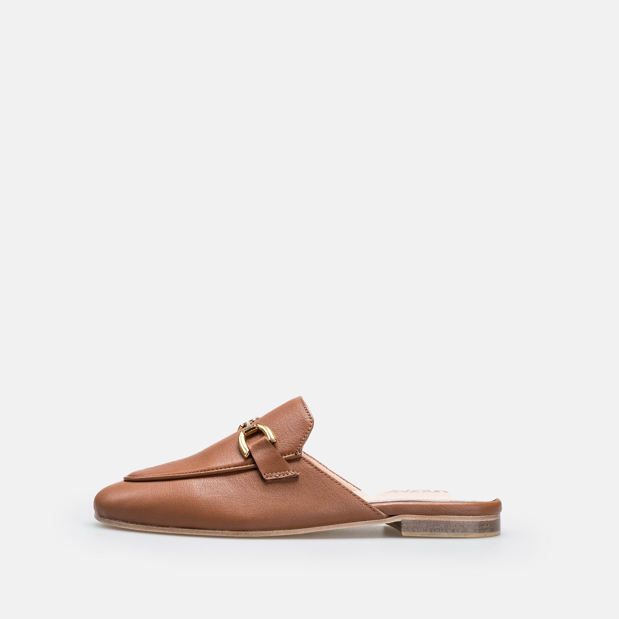 Volzak 3040 Mule en cuir Camel