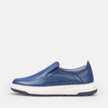 Volzak 3072 basket en cuir Bleu