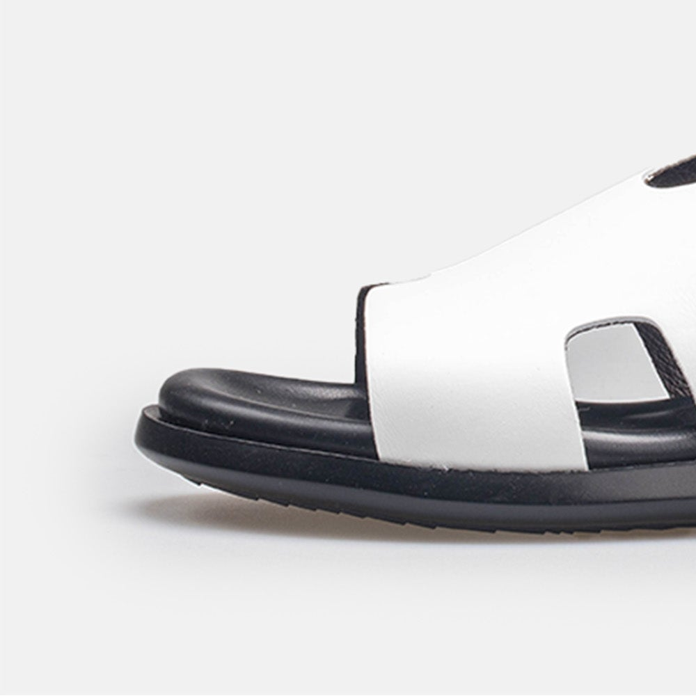 Volzak 5405 Sandale en cuir Blanc