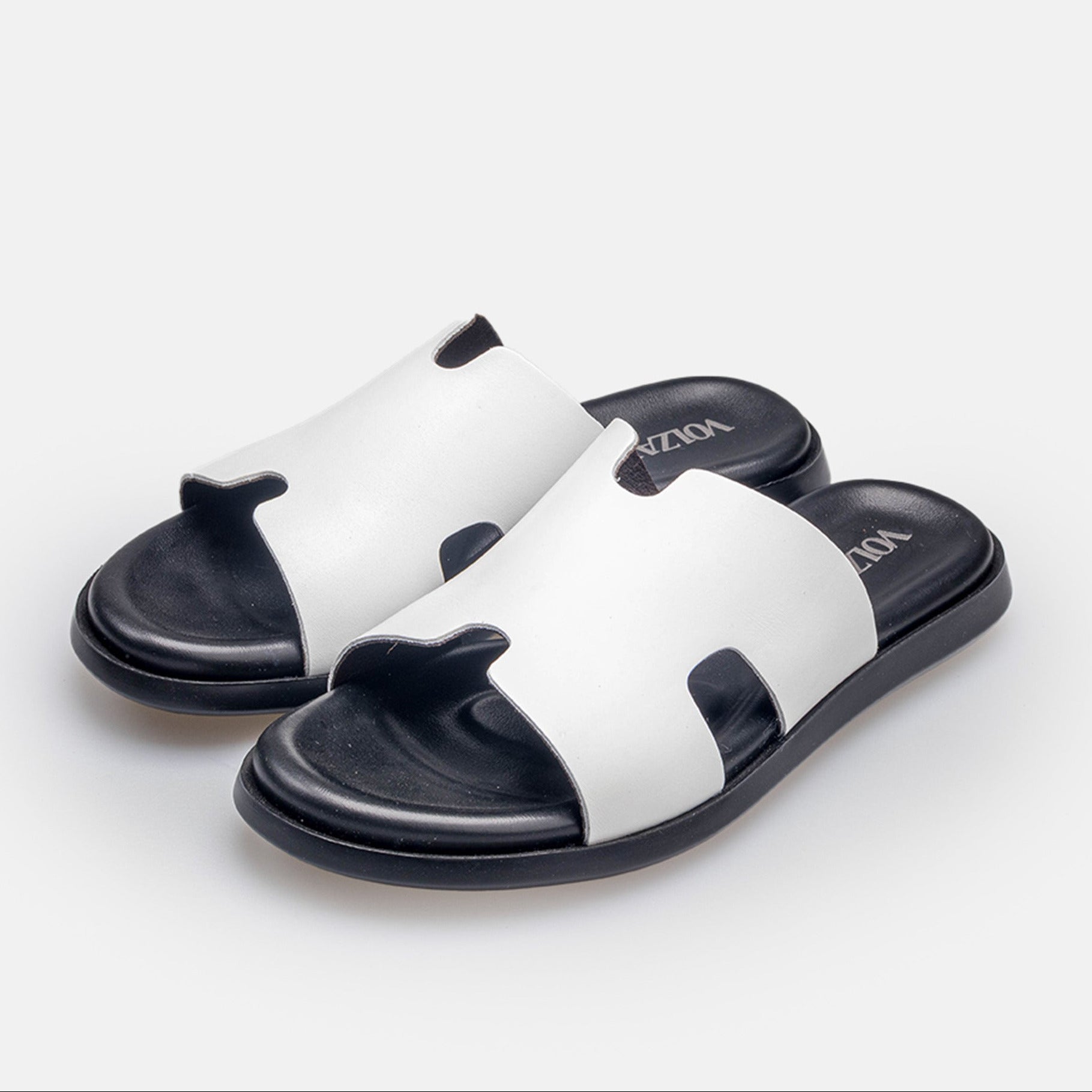 Volzak 5405 Sandale en cuir Blanc