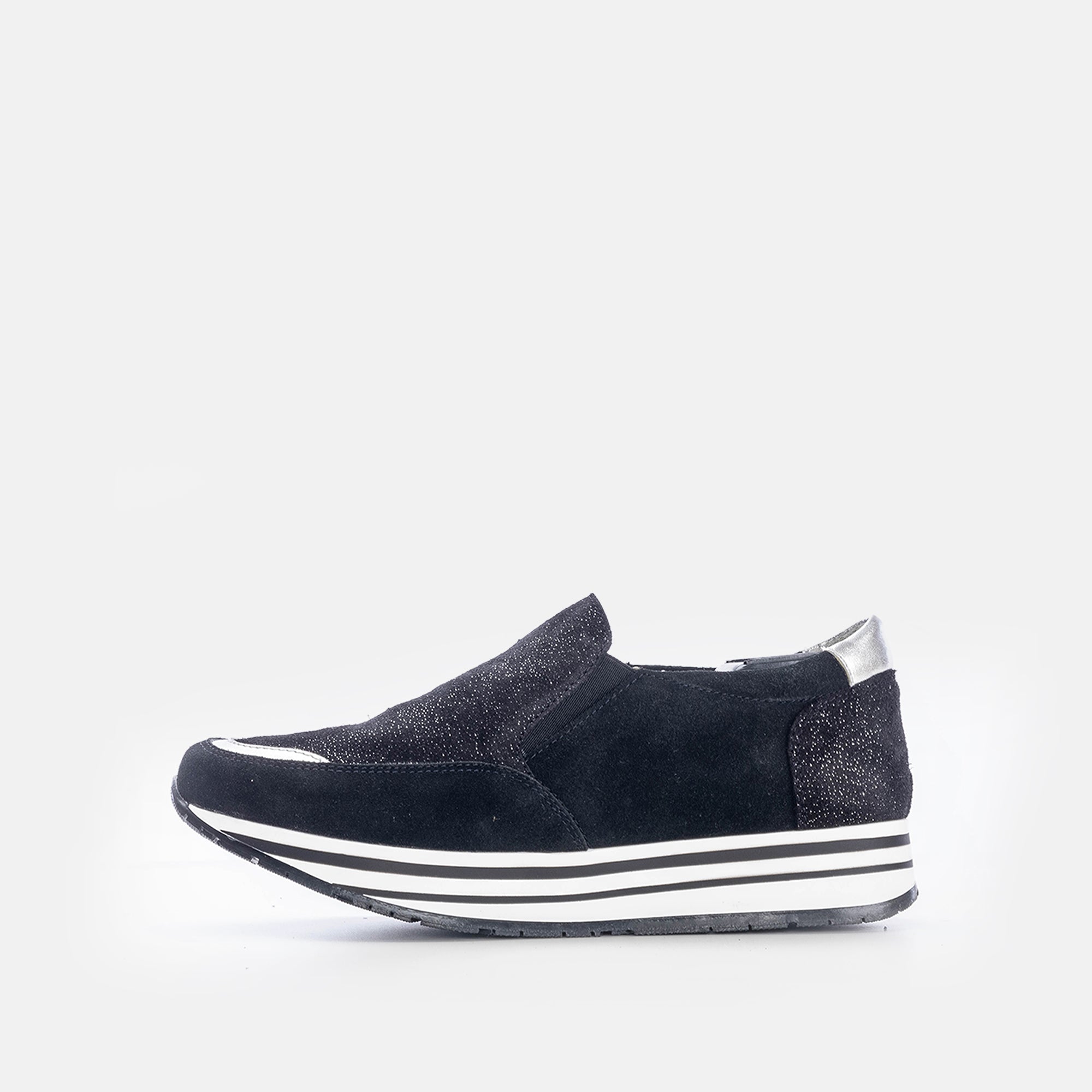 Volzak 144 Basket en daim Noir