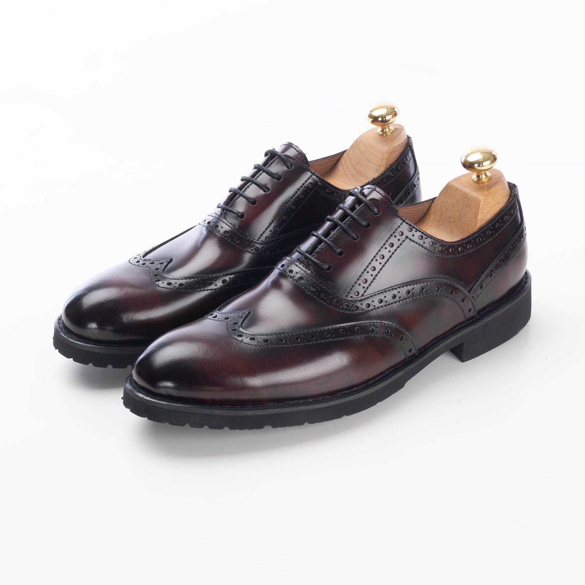 Volzak 5166 chaussure en cuir demasquable bordeaux