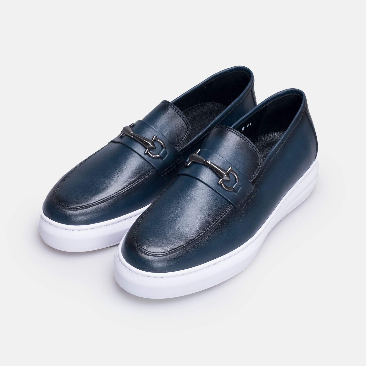 Volzak 5416 basket en cuir Bleu