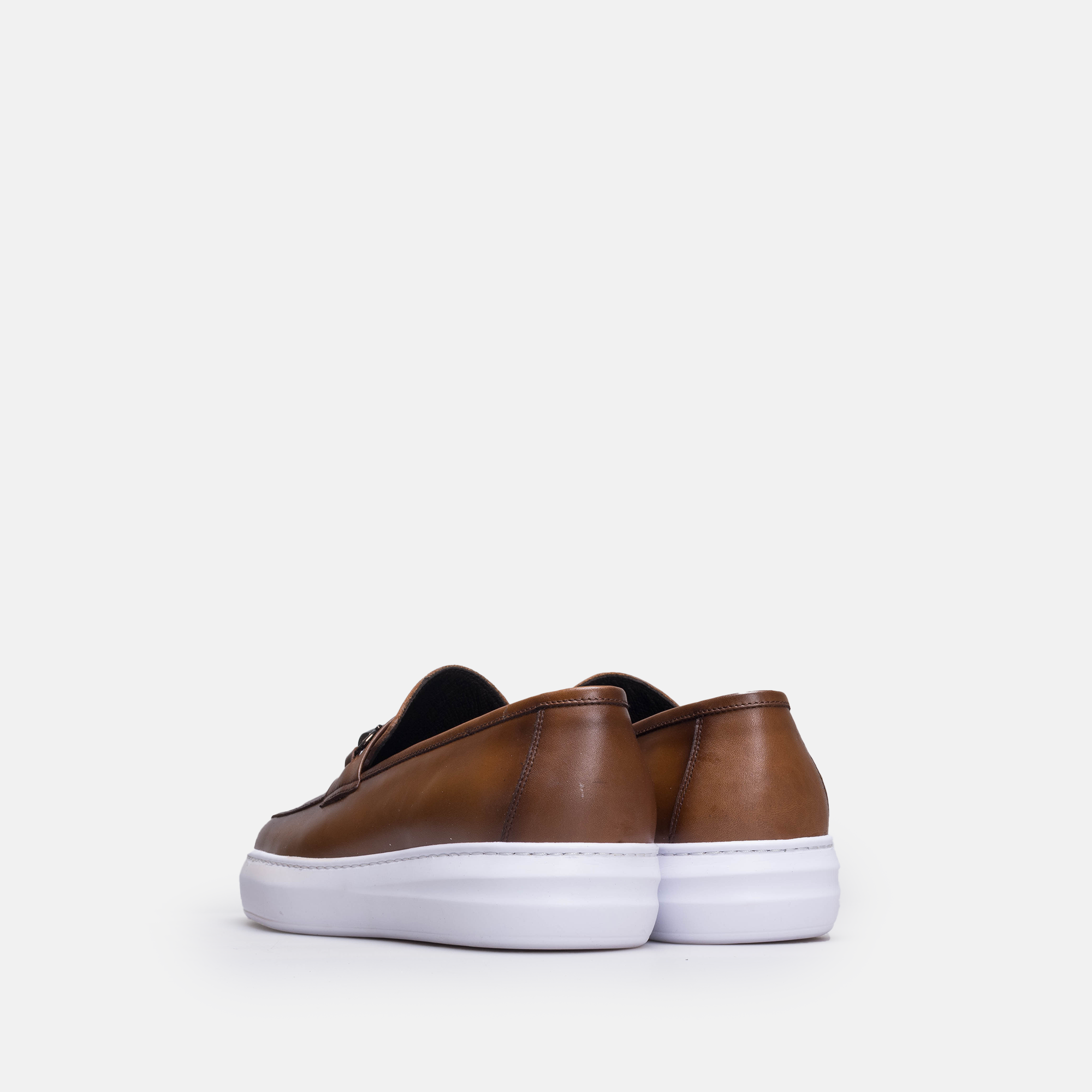 Volzak 5416 Vintage Brown Leather Sneakers
