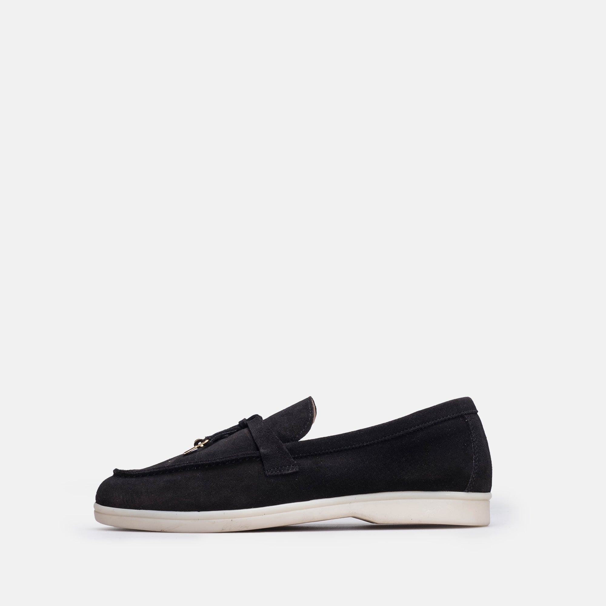 Volzak 32 mocassin en daim Noir