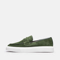 Volzak 2149 basket en daim Vert