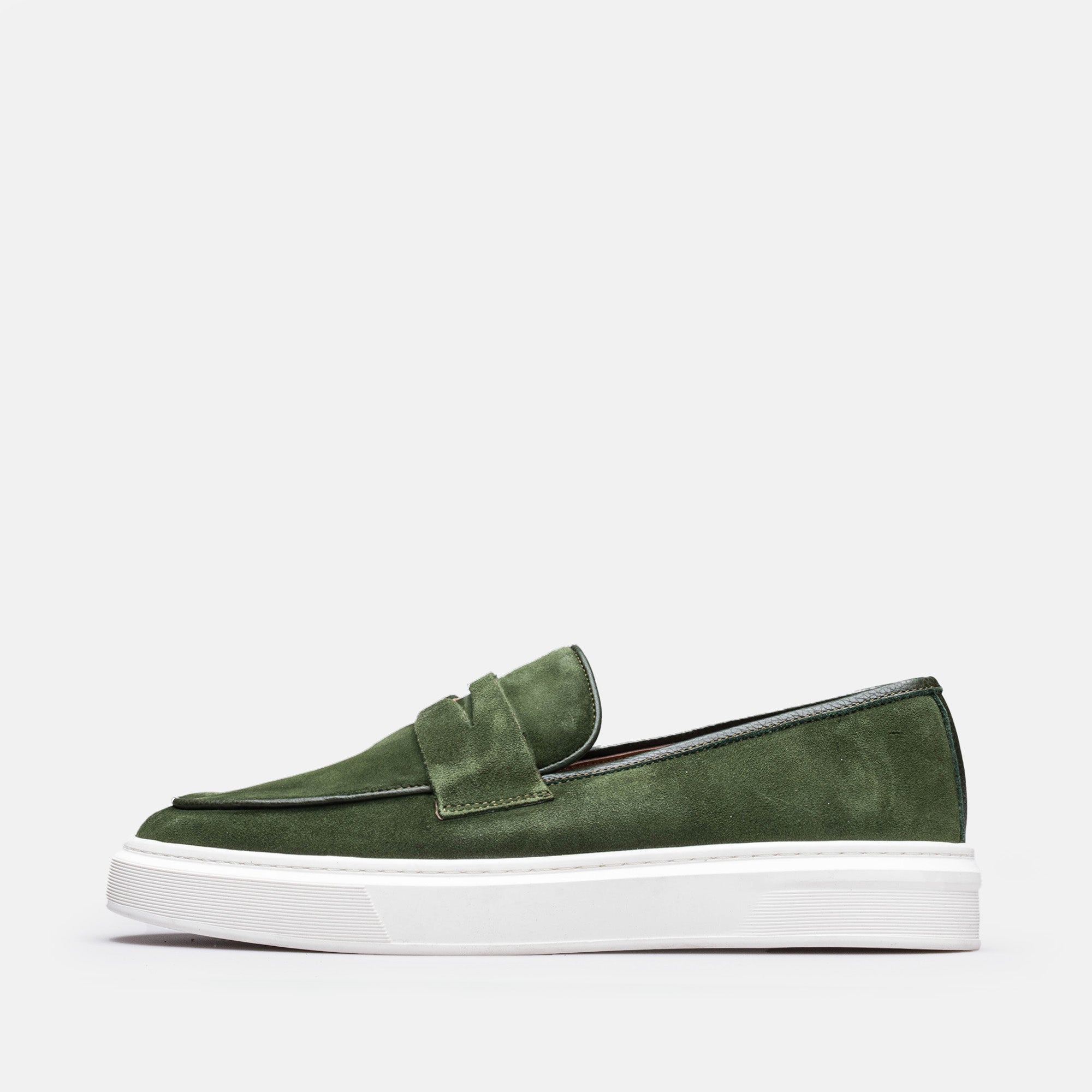 Volzak 2149 basket en daim Vert