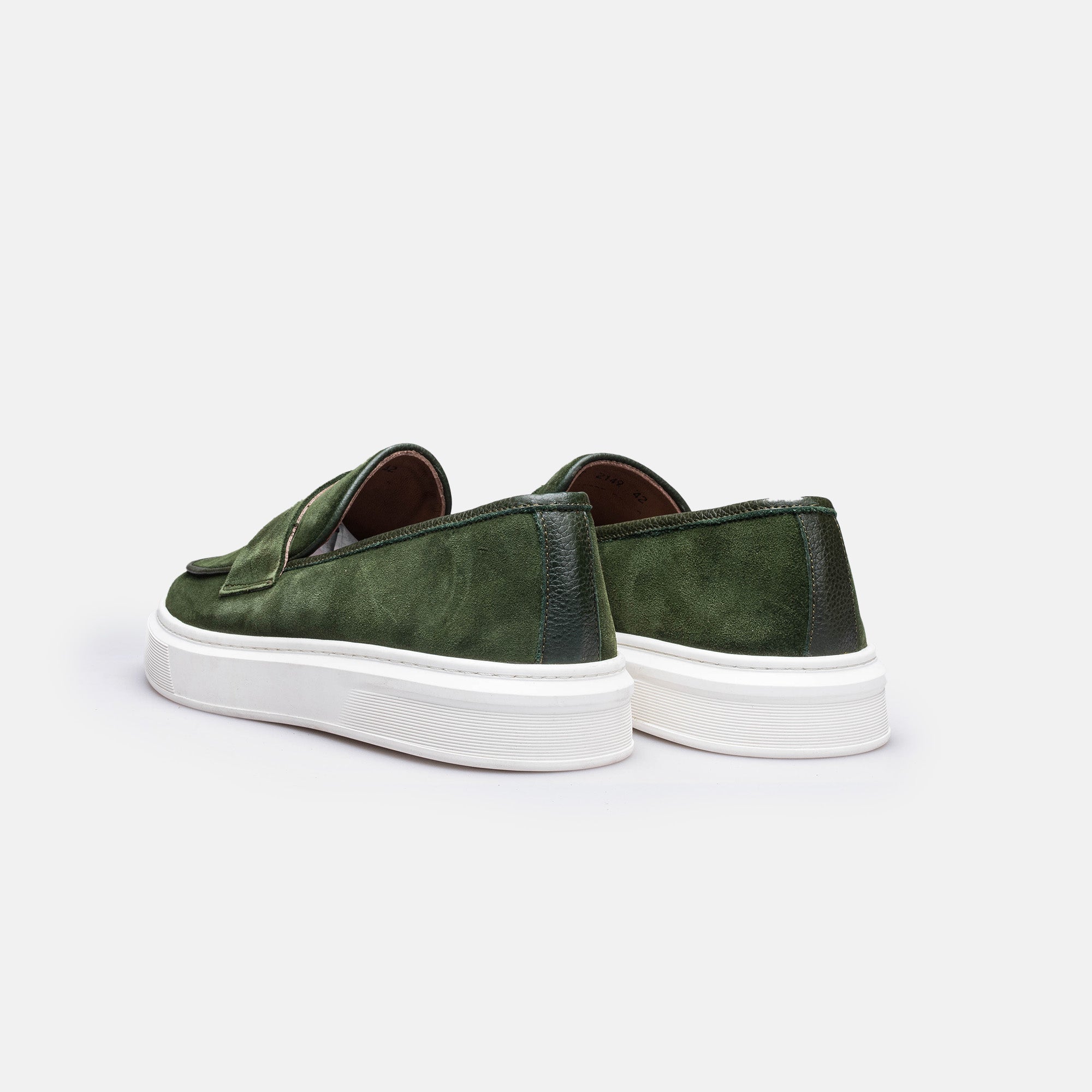 Volzak 2149 basket en daim Vert