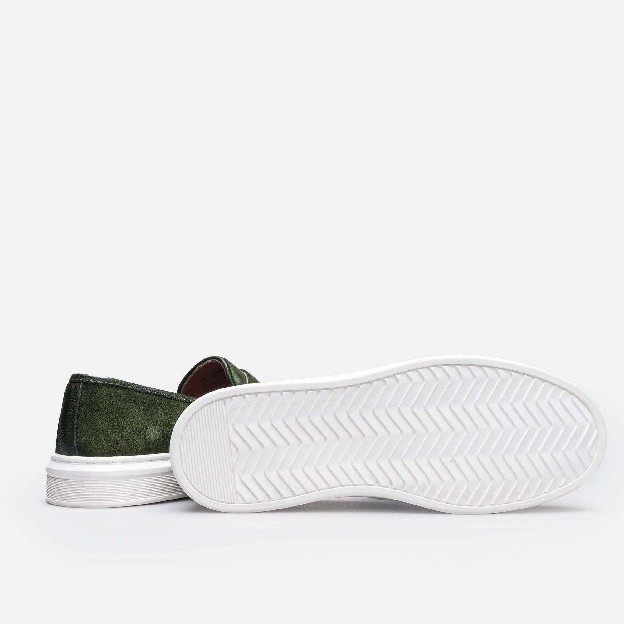 Volzak 2149 basket en daim Vert