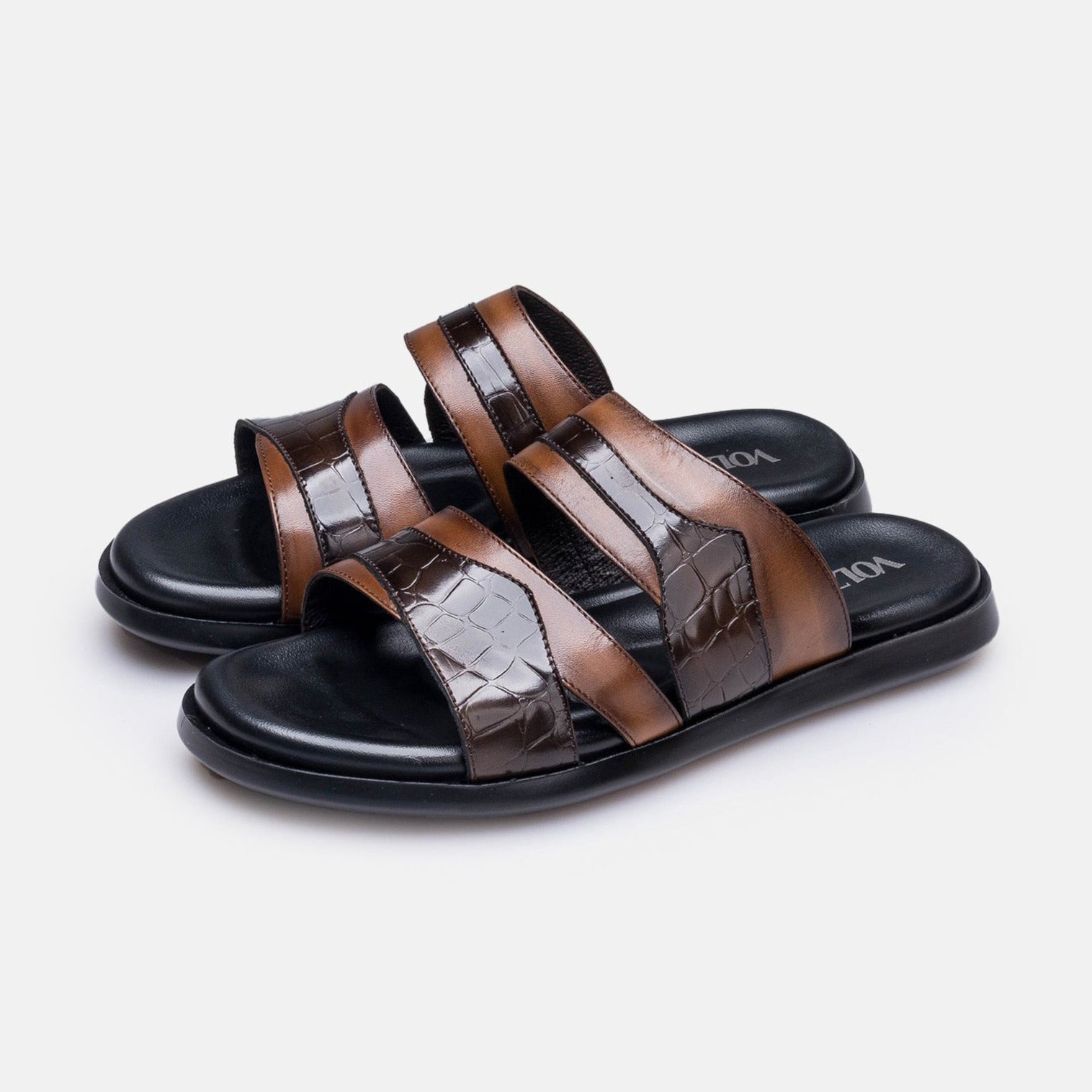 Volzak 5412 Sandale en cuir Marron