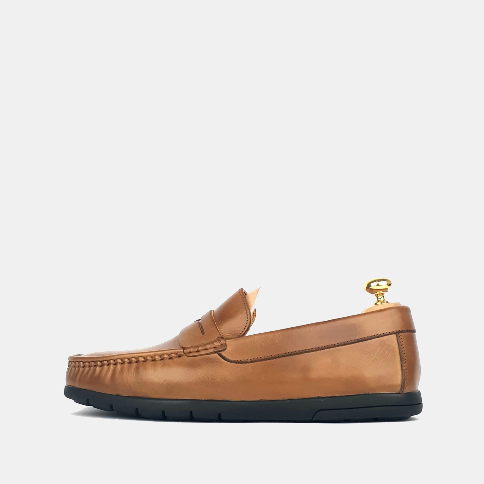 Volzak 100 Mocassin en cuir Cajou