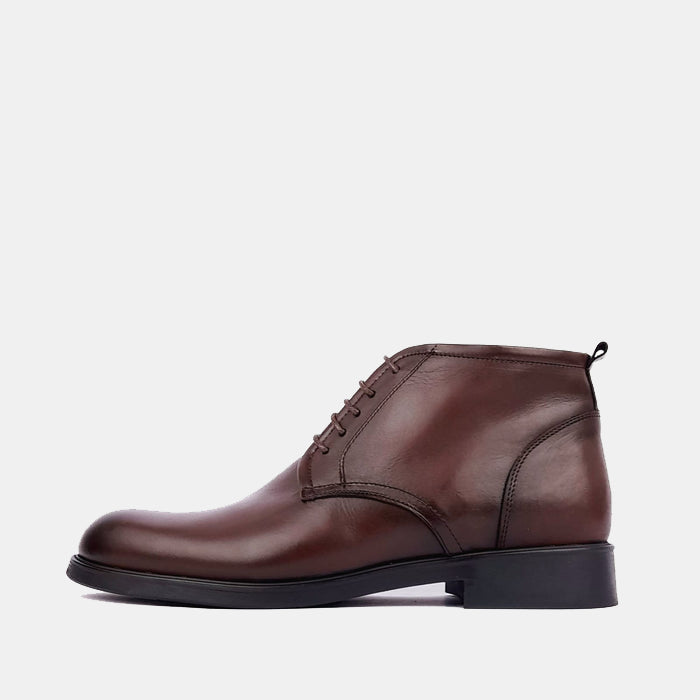 Volzak 6035 Brown Leather Ankle Boot