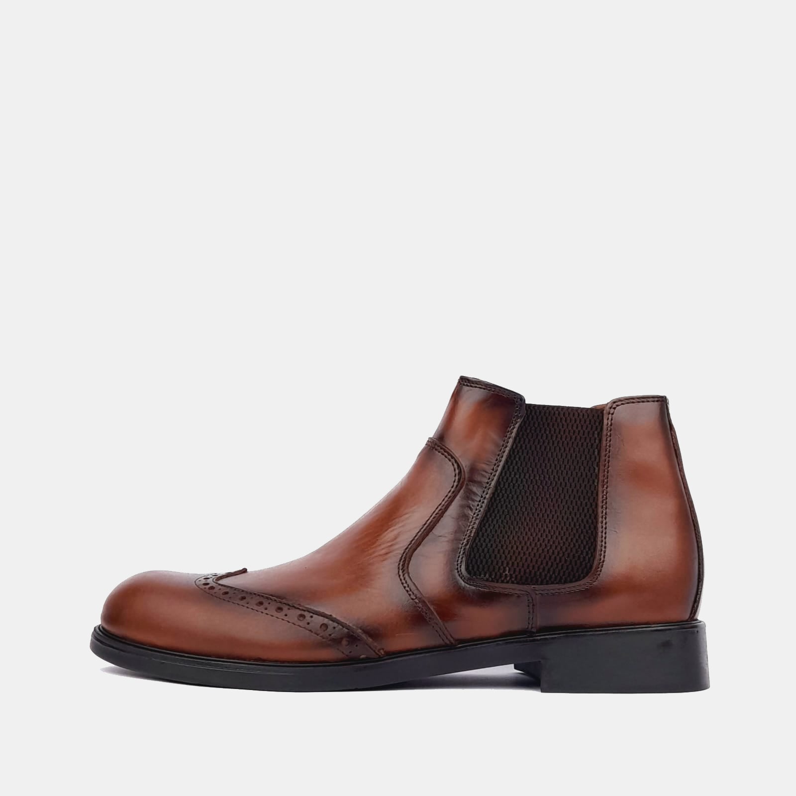 Volzak 5101 Bottine en cuir Camel