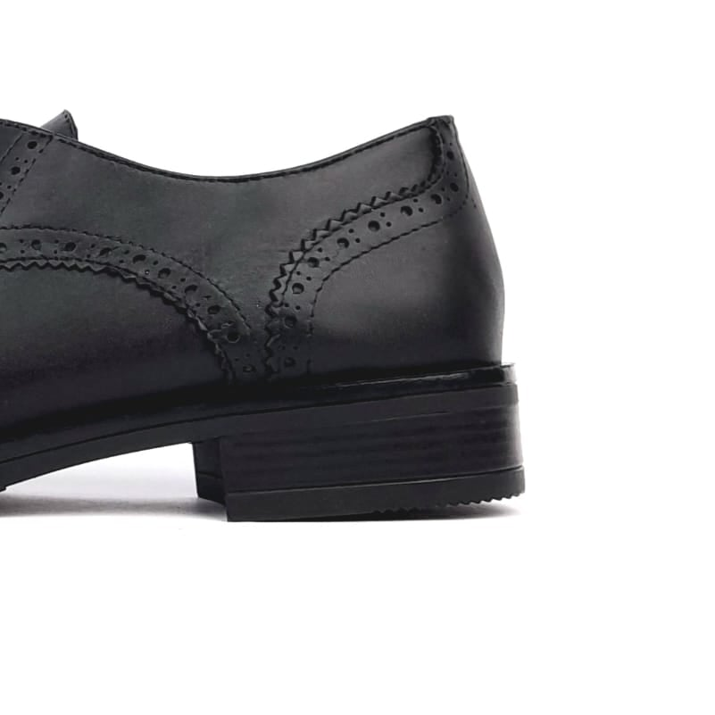 Volzak 865 Black Leather Shoe