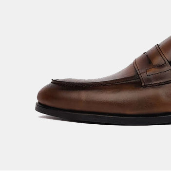 Volzak 5205 chaussure cuir Marron Vintage