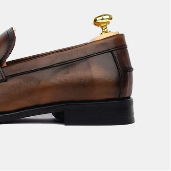 Volzak 5205 chaussure cuir Marron Vintage