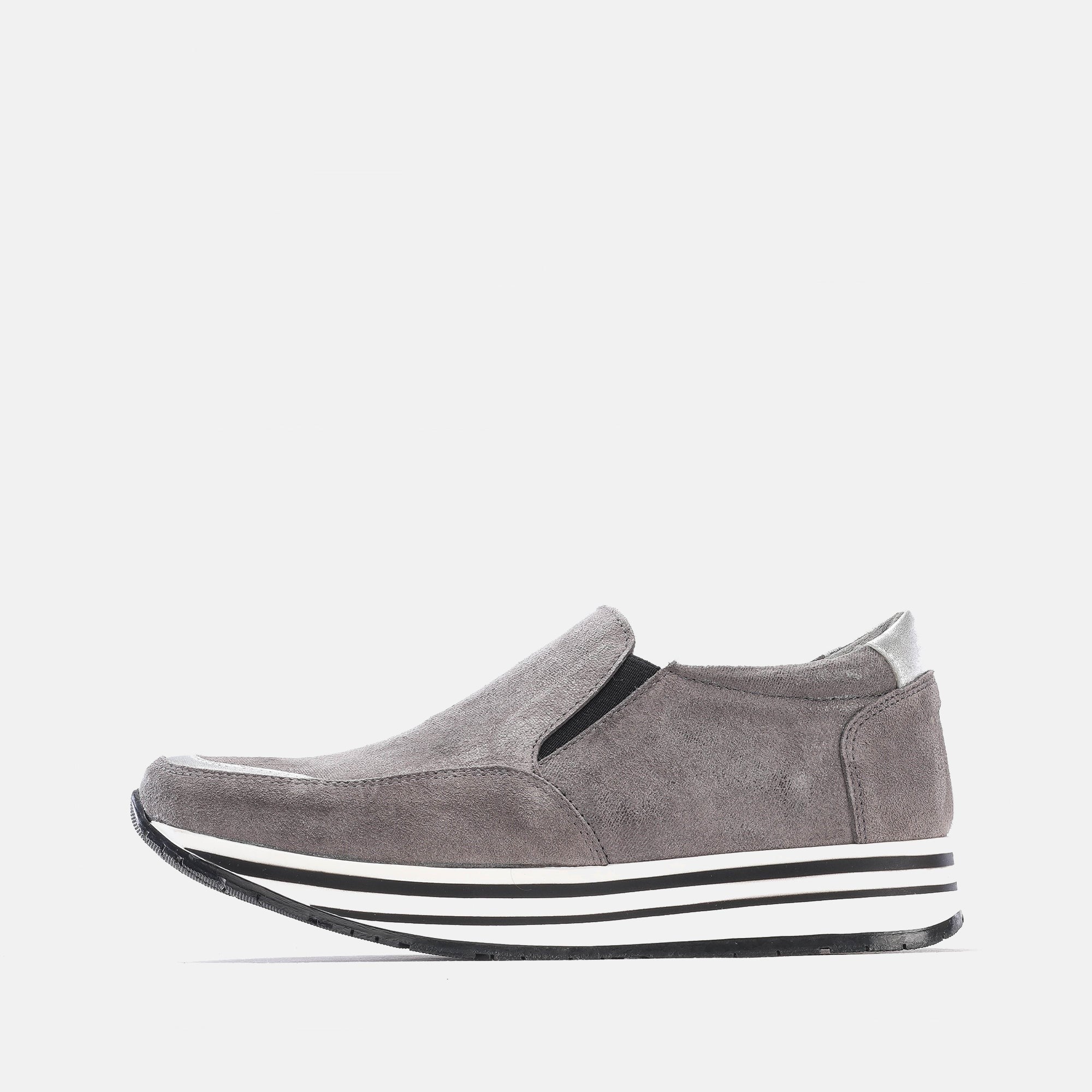 Volzak 66 Basket en daim Gris