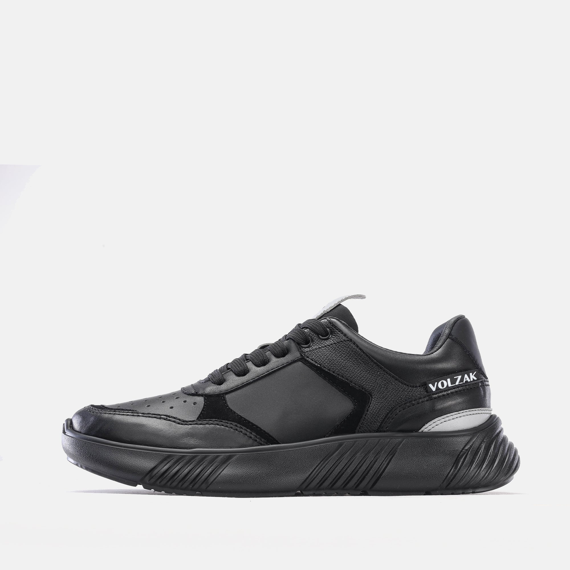 Volzak 9693 Basket cuir Noir