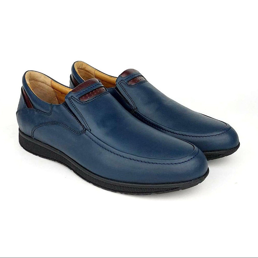 Volzak 726 chaussure en cuir bleu