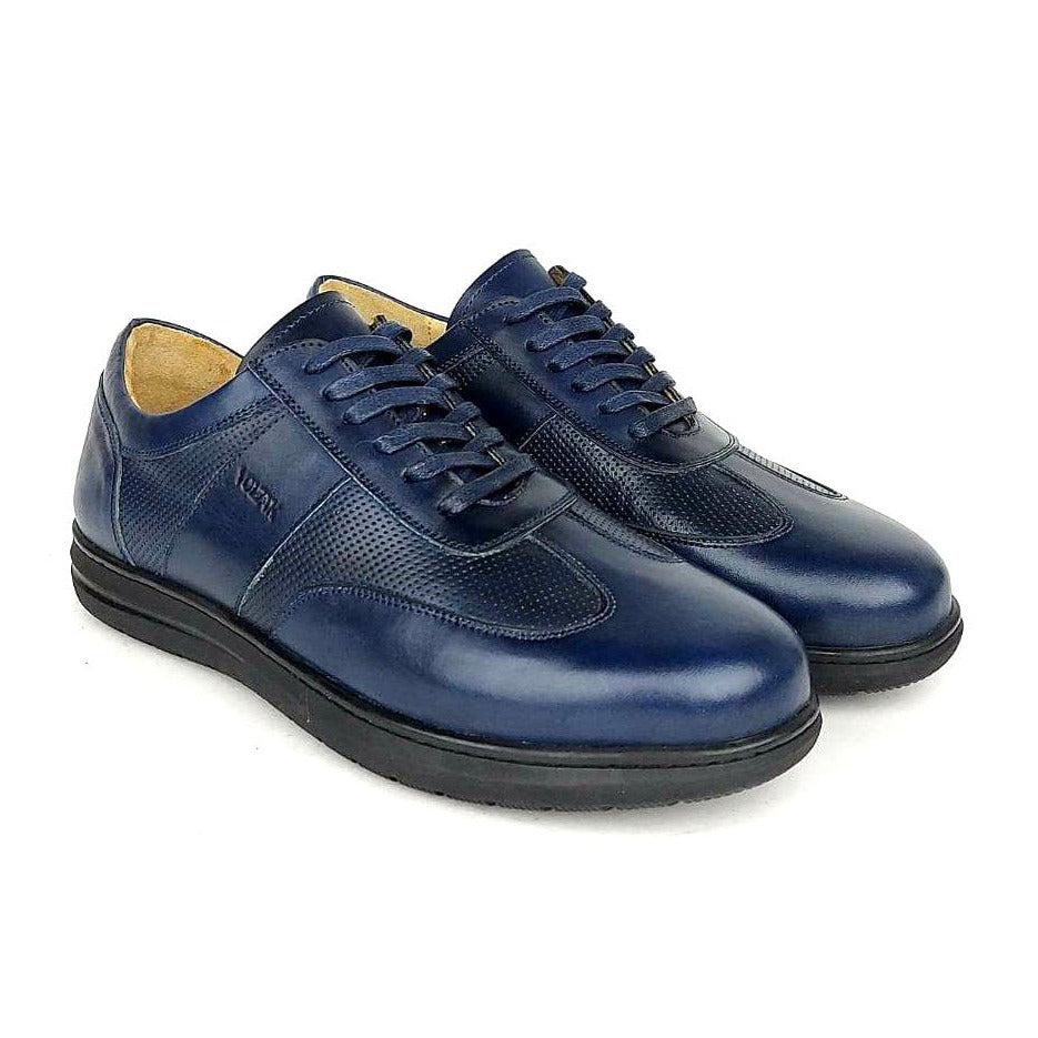 Volzak 6004 Chaussure en cuir bleu