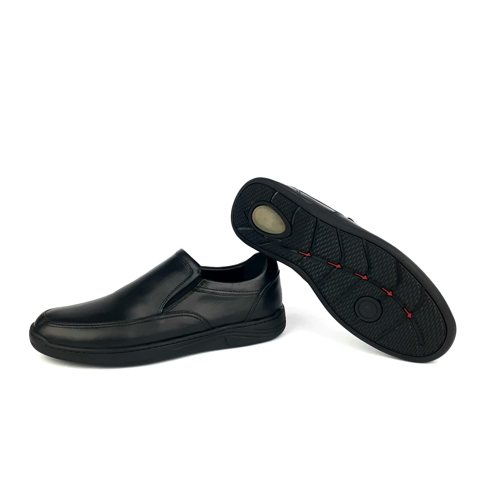 Volzak 3031 Chaussure en cuir Noir