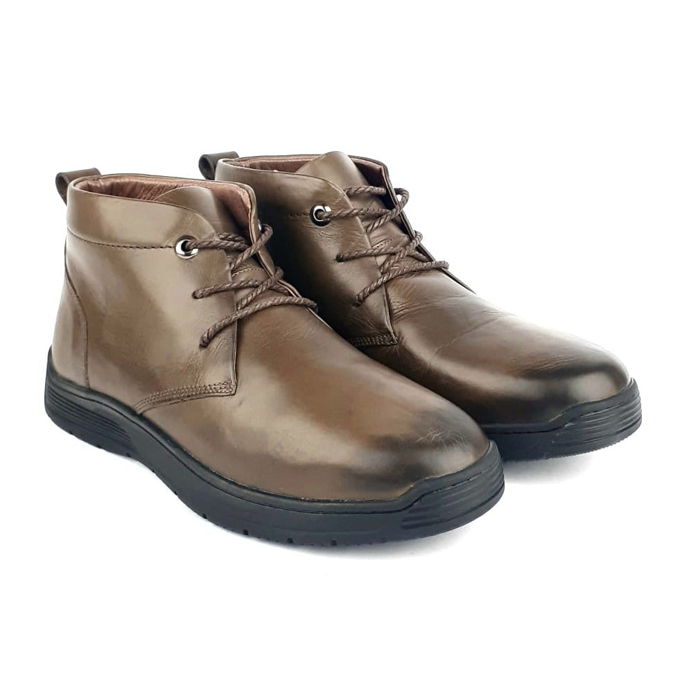 Volzak 2140 Brown Leather Ankle Boot