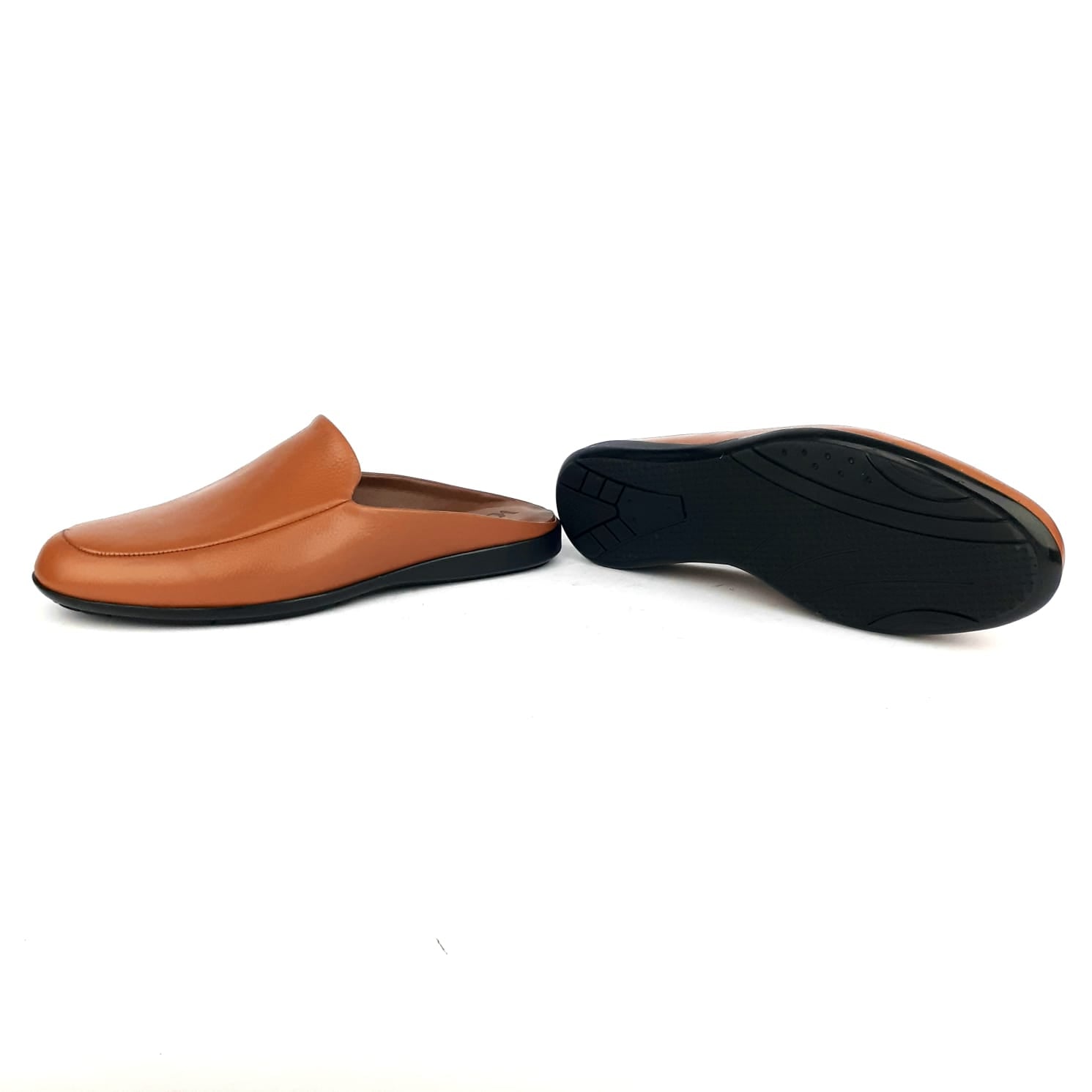 5083 Mule en cuir Cajou